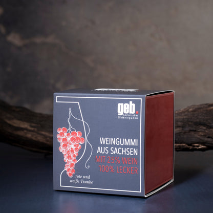 Weingummi mit 25% Wein – Rote & Weiße Traube - 200g - Weingeschenk