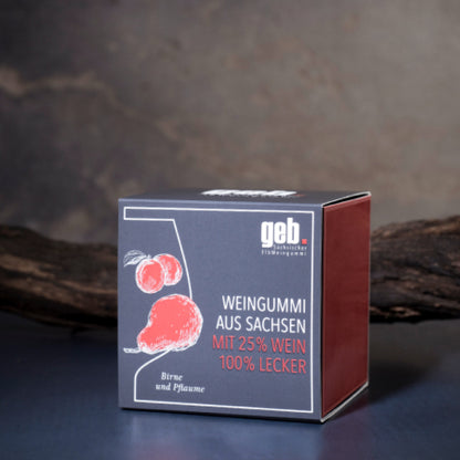 Weingummi mit 25% Wein – Birne & Pflaume - 200g - Weingeschenk