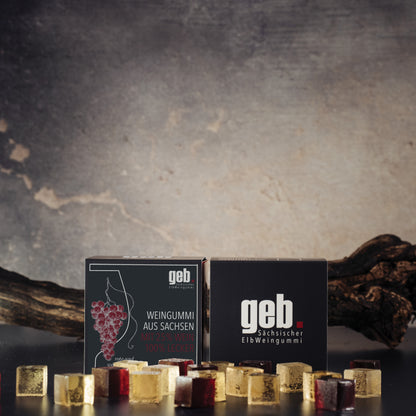 Weingummi mit 25% Wein – Rote & Weiße Traube - 200g - Weingeschenk