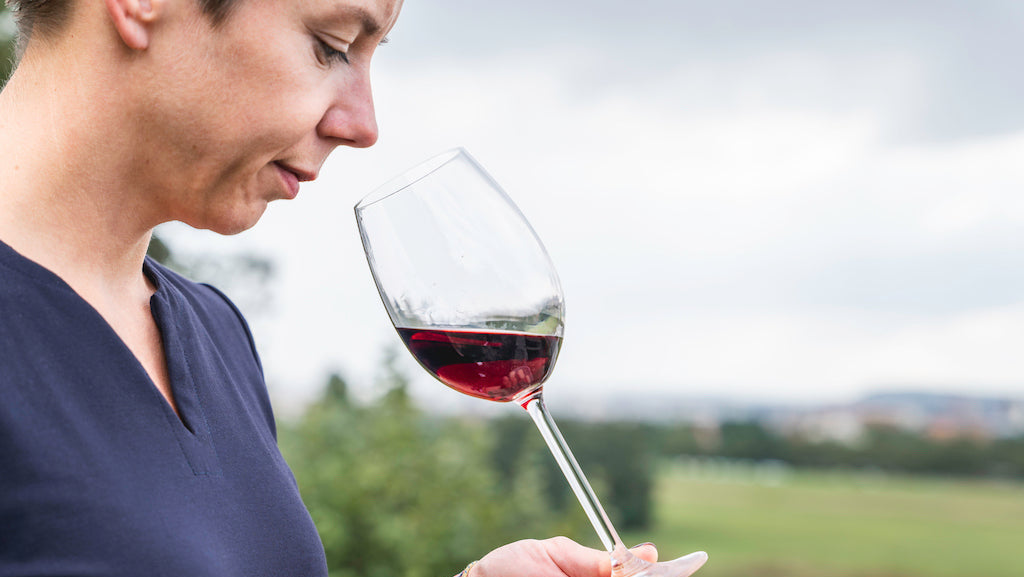 Winzerin und Gründerin von Vinomente Susanne Gebhardt aus Meißen, Vinomente ist eine Marke der W&S Wine & Sweets GmbH, Hersteller von Weingummi mit Wein, laktosefrei, glutenfrei  ohne Gelatine