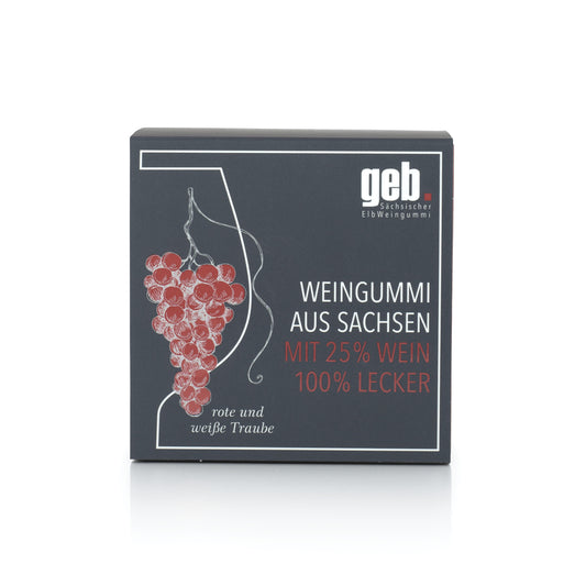 Weingummi mit 25% Wein – Rote & Weiße Traube - 200g - Weingeschenk