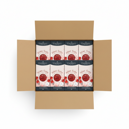 Glückwunsch-Mini Weingummi Rosé Roséwein, Alles Gute, Weingeschenk, Geschenk für Weinliebhaber, Gastgeschenk,  Vinomente - eine Marke der W&S Wine & Sweets GmbH