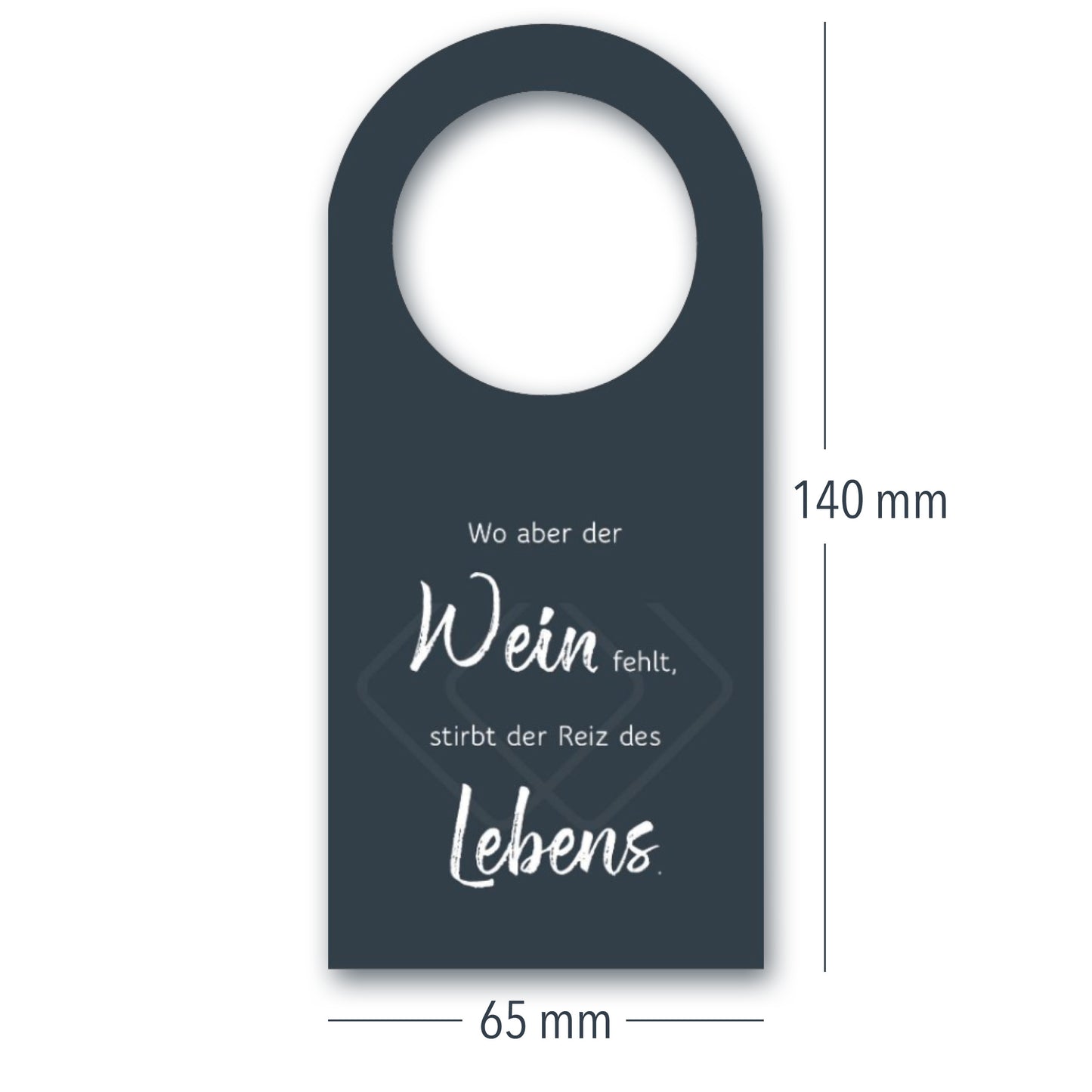 Flaschenanhänger mit Weinspruch, Weingummi in Rotwein, Weißwein und Rosé, Weingeschenk, Geschenk für Weinliebhaber, Vinomente - eine Marke der W&S Wine & Sweets GmbH