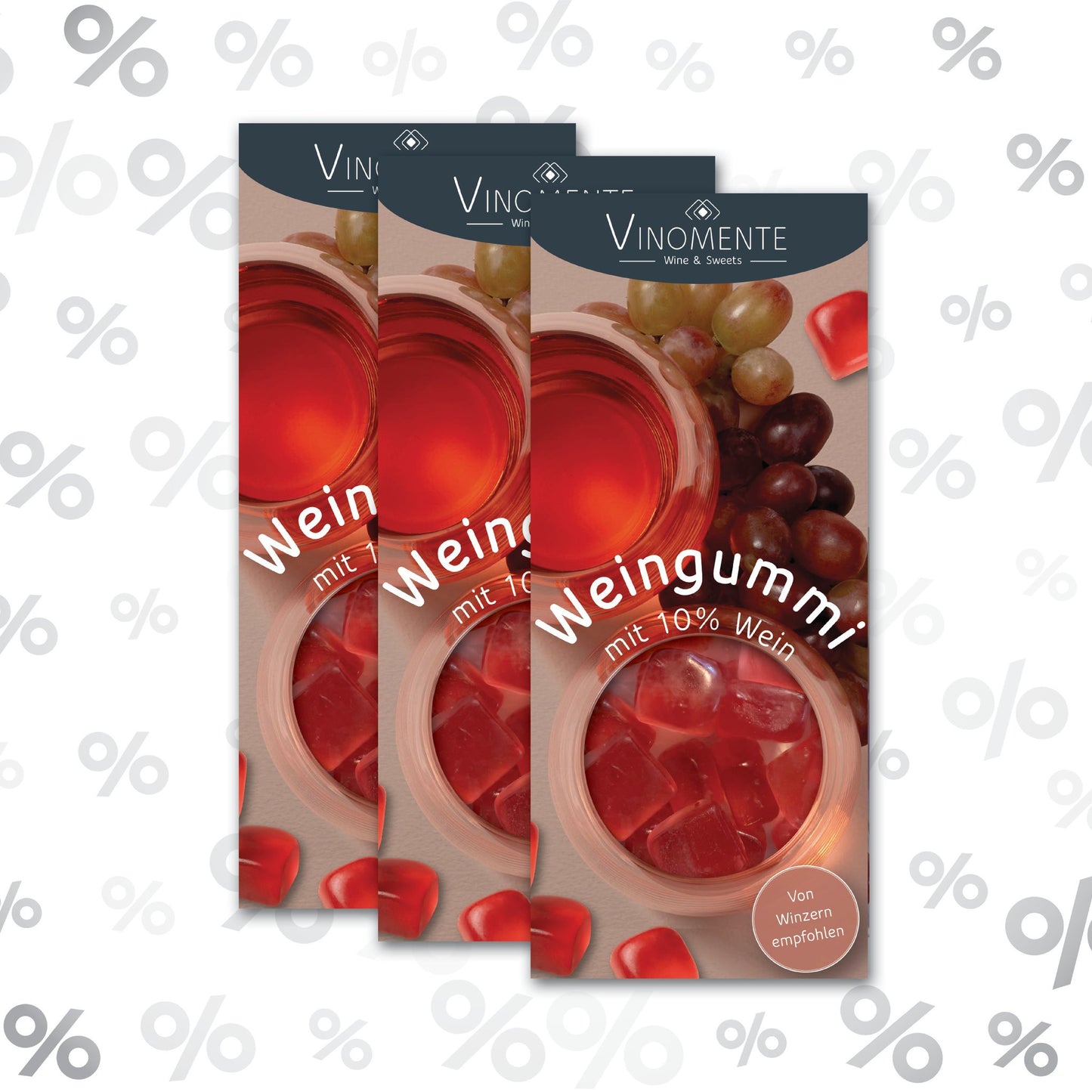 Rosé-Bundle - 3 x 150g - Weingeschenk, Gastgeschenk, Mitbringsel